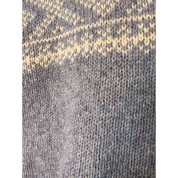 L.L. Bean Blue and White Crew Neck Sweater - Picture 4 of 5